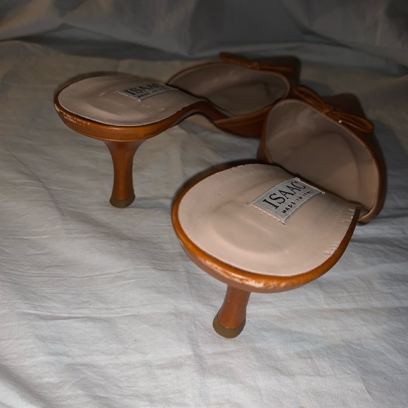 Isaac Made In Italy Heels Leather Heel 3” Size 12M - Picture 4 of 6